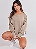 ANRABESS Womens Oversized Sweatshirts Crew Neck Lo... #3