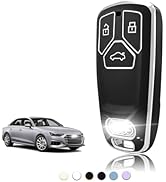 Custodia in Pelle Per Chiave Telecomando Audi Flip 3 Pulsanti