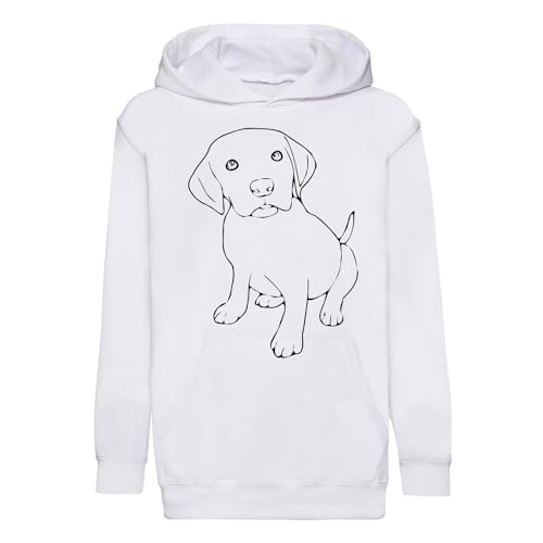 Sweat à capuche enfant idéal pour l'école et les sorties chiot