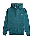 Top de forro polar BILLABONG Arco Sudadera con Capucha, Verde Azulado Real, XS para Hombre