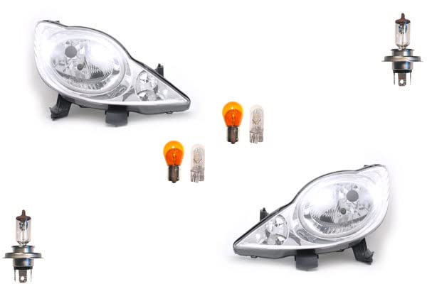 Johns Fari alogeni adatti per Peugeot 107 06/05-01/12 Leuc. Set Sinistra Destra