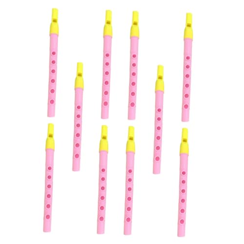 KOMBIUDA 1set Flute Clarinet for Beginners Lightweight Musical Instrument Random Colors for Music Education and Development Random Color 10pcs