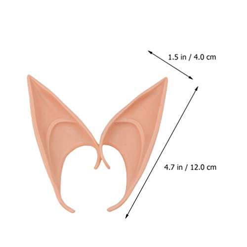 ABOOFAN 5 pares de orelhas de elfo, acessórios para cosplay de Halloween, baile de máscaras, orelhas