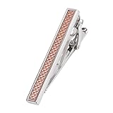 kowaku Krawattenclip für Männer Tie Bar leicht zu tragen und zu lagern Krawattennadel Krawattenclip für professionelle dünne Krawatten Geschenkgeschäft, Roségold