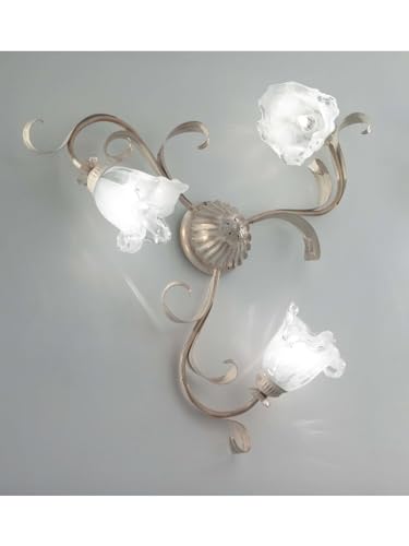 Plafonnier en fer forgé chaleureux pour sublimer l'ambiance de votre salon et chambre