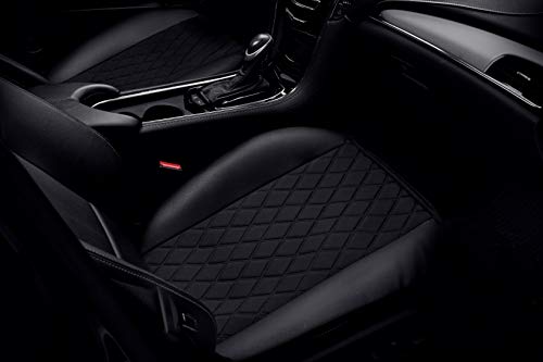 Fh Group Car Seat Cushion Pads Front Set Faux Leather Neosupreme Automotive Seat Cover Cushion Pads - Universal Fit, Airbag Compatible Car Seat Cushion Pad With Front Pocket For Suv, Sedan, Van Black #TOP4