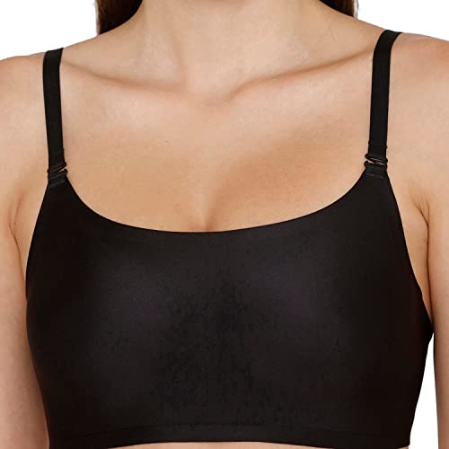 Image of Zivame Miracle Padded Non Wired Full Coverage T-Shirt Bra - Jet Black