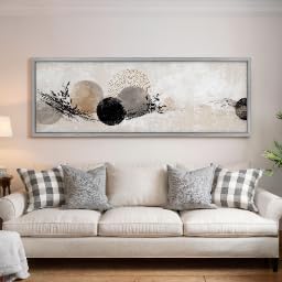 Impression sur toile Japandi Circles XINBAO art zen haut de gamme