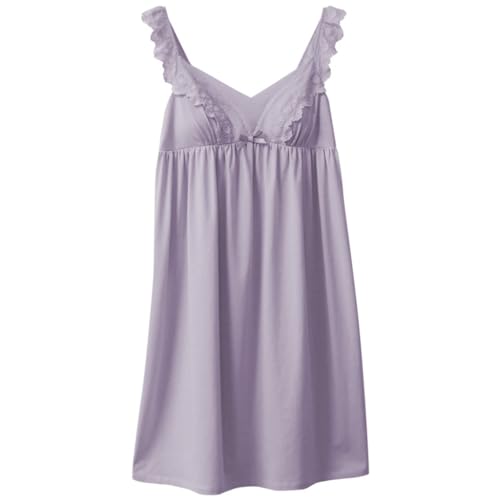 Pyjama col licou pour femmes en coton confortable TXQHD