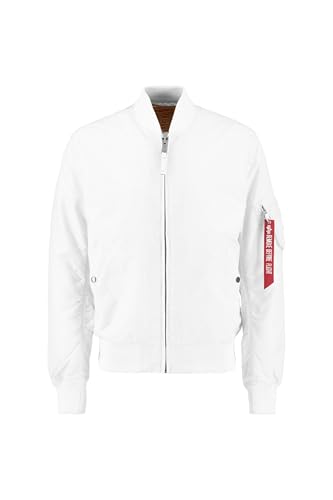 Alpha Industries Herren MA-1 TT, White, XS – Ansicht 1