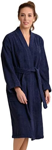 Soft Touch Linen Personalised Waffle Bathrobe with Custom Embroidery Spa Bathrobe for Women Lightweight Cotton Polyester Blend