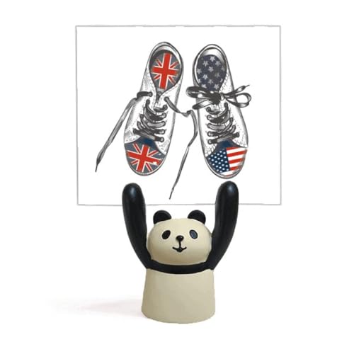 Support en toile panda drapeau américain stable et durable
