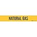 Brady 7196-1HV, 93405 Self-Sticking Vinyl Pipe Marker 4" H x 24" W, (Pack of 25 Cards)