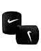 NIKE Swoosh Black Wristbands