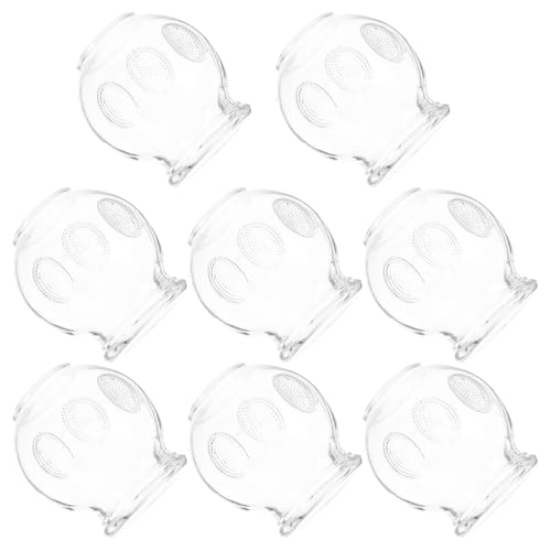 Ventouses en verre dos et jambes kit de 8 pots sous vide résistants pour thérapie à domicile