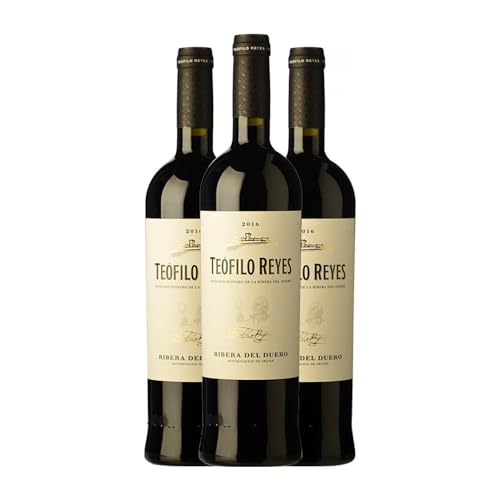 Teófilo Reyes Tempranillo Ribera del Duero Crianza 75 cl Vino tinto (Caja de 3 Botellas de 75 cl)