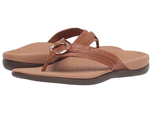 Vionic Tide Aloe Women's Orthotic Sandals Mocha Leather - 9 Medium #TOP4