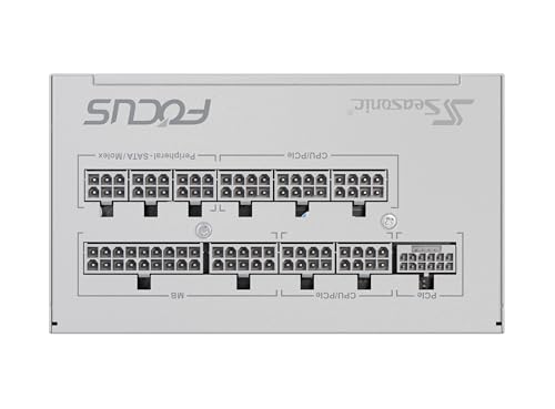 Seasonic FOCUS GX-1000 ATX3 (V4) - White 80PLUS GOLD 1000W ATX 3.1 & PCIe 5.1対応 フルモジュラー ホワイト 10年保証 SRP-FGX102-A5A32SF-WH の商品画像 7