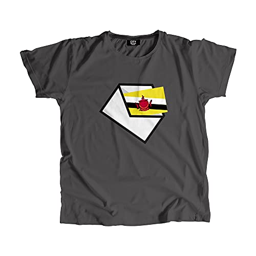 T-shirt Brunei Mail pour hommes et femmes en coton doux respirant au style unique