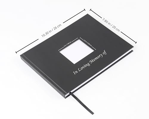 Funeral Guest Book Set- Guest Book for Memorial Service - Celebration of Life Guest Book - Funeral Guest Book for Memorial Service - Funeral Sign in Book for Guests - Memorial Service Guest Book