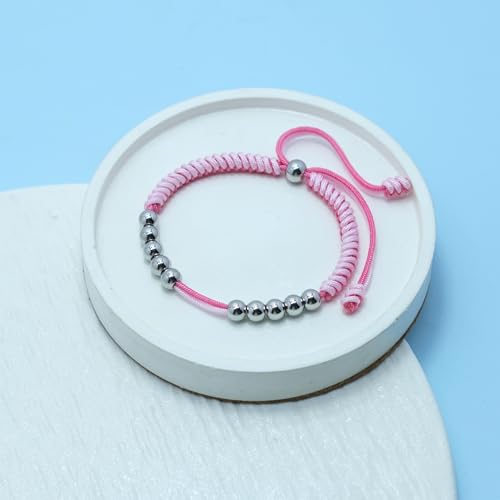 LAMIBEE Golf Stainless Steel 10 Bead Score Counter Bracelet, Golf Stroke Count Bracelet, Resizable Easy to Adjust Golf Round Scoring Tracker, Durable Stylish Golf Accessory4