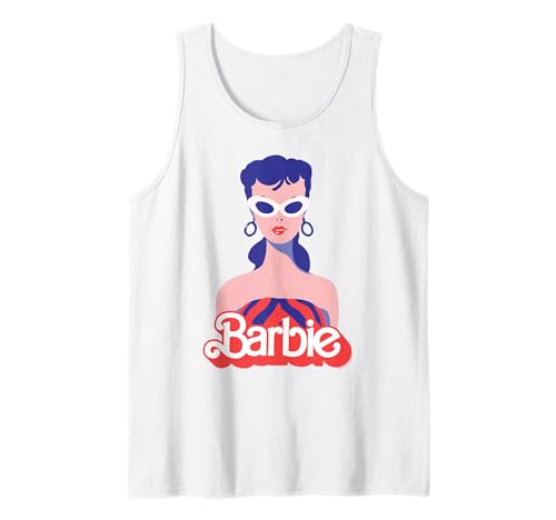 Barbie tank top 60th anniversary au logo rouge avec finitions soignées en coton