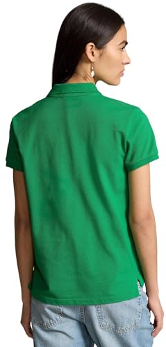 Image of Polo Ralph Lauren Women's Classic Fit Mesh Polo Shirt, BilliardGreen, Small