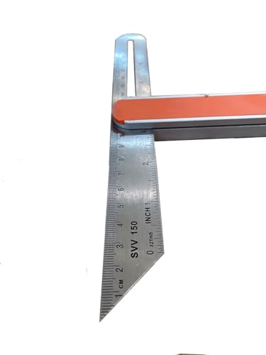 Swanson Tool Co SVV150 9 inch Savage T-bevel with Stainless Steel Rule, Inches/Metric Marks, Comfort Grip Handle, Secure Metal Knob thumbnail 4