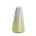 Zhangting - Vaso moderno in ceramica, elegante vaso geometrico in porcellana, per soggiorno, cucina, tavolo, casa, ufficio, matrimonio (giallo)