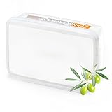 Base de jabón de glicerina blanca con aceite de oliva. Para hacer jabones artesanales