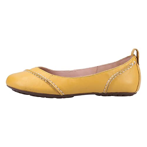 Hush Puppies Janessa Balletti Gialli in Pelle da Donna - EUR 36