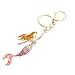 FOMIYES Women Backpack Purse Mermaid Key Ring Bag Pendant Lovely Keychain Accessory Mermaid Ornament Decor Backpack Purse