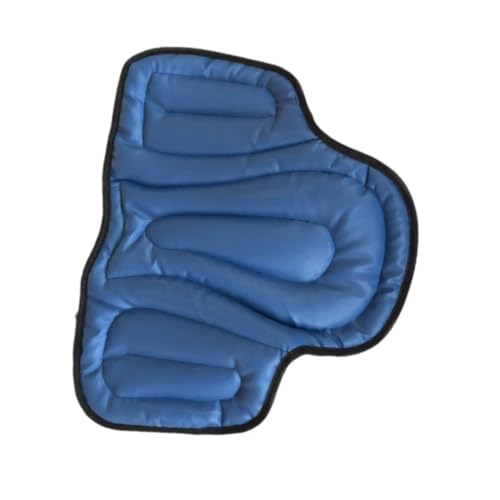 Sadelkudde för häst, halkfri dyna, slagskydd, tjockt säte, hästutrustning för vuxna, ridning, träning (blå)