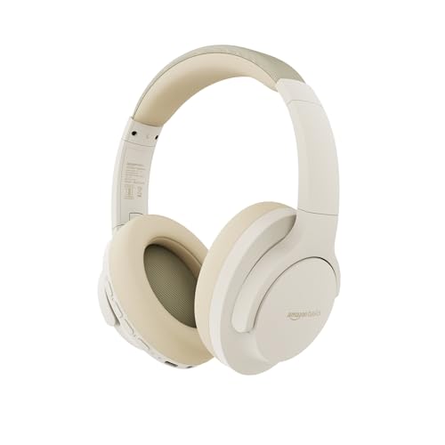 amazon basics Pro Series Wireless Noise Cancelling ANC Over Ear Headphone | Bluetooth Headset | USB Charging | 10 m Paring Distance | 74 Hours Battery Life | 40...