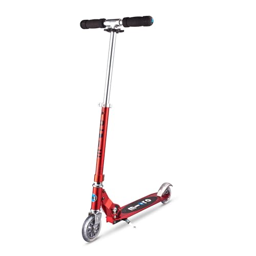 Micro® | Micro Sprite Patinete 2 Ruedas | Patinete y Puños Plegables | Ligero | Altura Regulable | 5 12 Años | Niños y Niñas