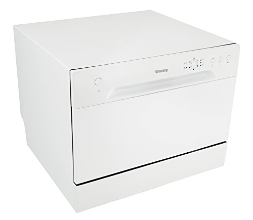 Danby Ddw621Wdb Countertop Dishwasher With 6 Place Settings, 6 Wash Cycles And Silverware Basket, Energy Star-Rated With Low Water Consumption And Quiet Operation #TOP1