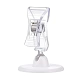 25 Pack Rotatable POP Display Sign Clips Merchandise Sign Clip Holder Stand Price Tag Clip by Adhesive Tape On Base