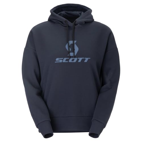 Sweat à capuche femme Scott Icon 2026 bleu pour rester au chaud avec style