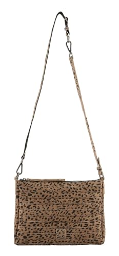 Layer Crossbag Edition Dotty Leo marron clair FREDsBRUDER, sac bandoulière en cuir noble