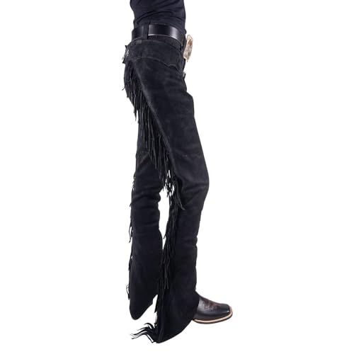 Schneiders Adult Suede Western Chaps with Fringe | Perfect for Horse Shows & Equestrian Style3