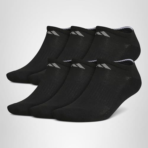 adidas Athletic Cushioned No-Show Socks (6-Pack, Men's) — view 9