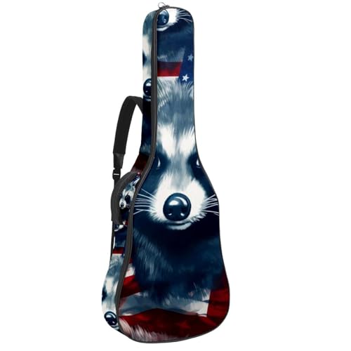 Sac pour guitare acoustique 40 pouces housse imperméable motif drapeau