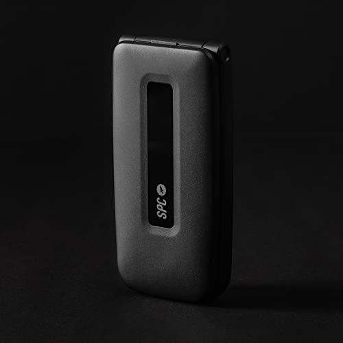 Spc Titan - Cellulare Flip Per Anziani, Pulsanti E Tasti Grandi, Facile Da Usare, Campanello E Notifiche Intelligenti, Configurazione Remota, 2 Collegamenti Ai Contatti, USB-C, Colore Nero - 6