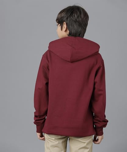 Image of KYDA KIDS Boys Cotton Regular Fit Hooded Neck Hoodies - Sweatshirt with Hoodies Full Sleeves Winter Wear, Long Sleeve Sweatshirts for Boys