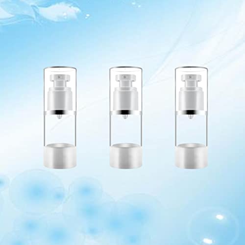 Baluue 9pcs Travel Spray Bottle Press Pump Sunscreen Container for Makeup Refillable and Portable Design for Outdoor Use
