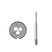 2pcs Metric Screw Tap and Die Set, Right Hand Screw Thread Tap Drill Hand Tools MINGPING (Color : 2pcs M1.2x0.25)