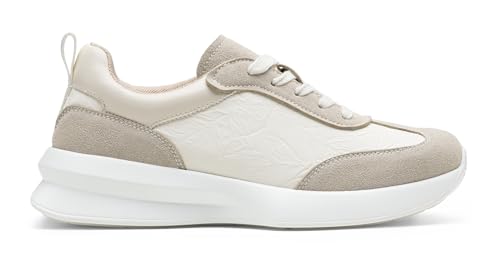 Image of Vepose Women's Retro Platform Sneakers Lightweight Lace Up Walking Shoes | Designer dressy sneakers with memory foam cushioning, grippy sole, and stylish woven or PU looks for work, travel, errands