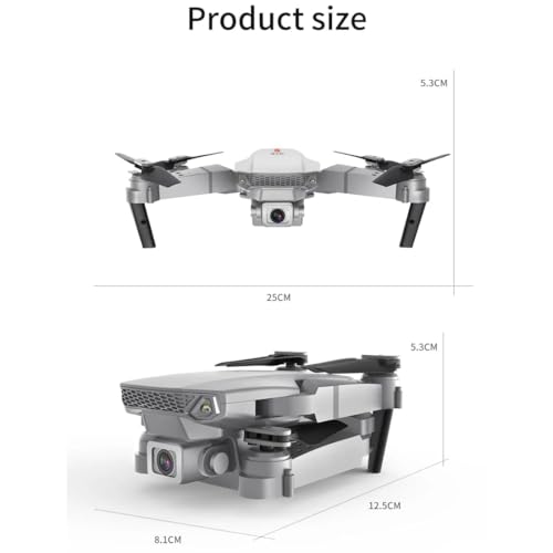 Image of Olly's-Drone-with-4K-Camera-WiFi-FPV-1080P-HD-Dual-Foldable-RC-Drone-Altitude-Hold-Headless-Mode-Visual-Positioning-Auto-Return-App-Control-Multicolor-Dr-20 (CAM2)