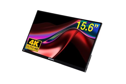 Monitor táctil 4K Verbatim PMT-15-4K con pantalla de 15 pulgadas Ultra HD