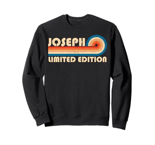 JOSEPH Name Personalised Funny Retro Vintage Birthday Sweatshirt